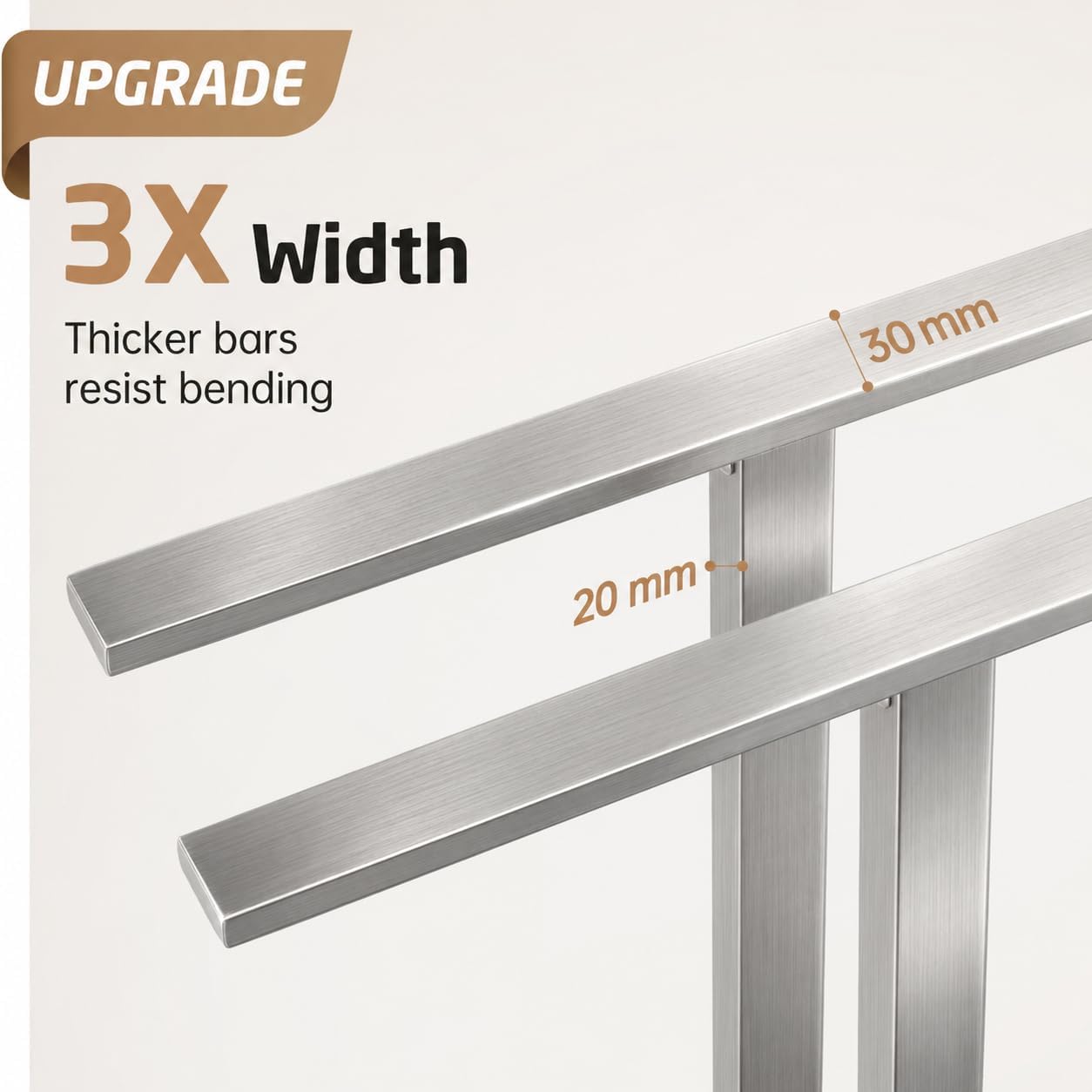 Marble Base Towel Holder for Stable Placement - Image 2