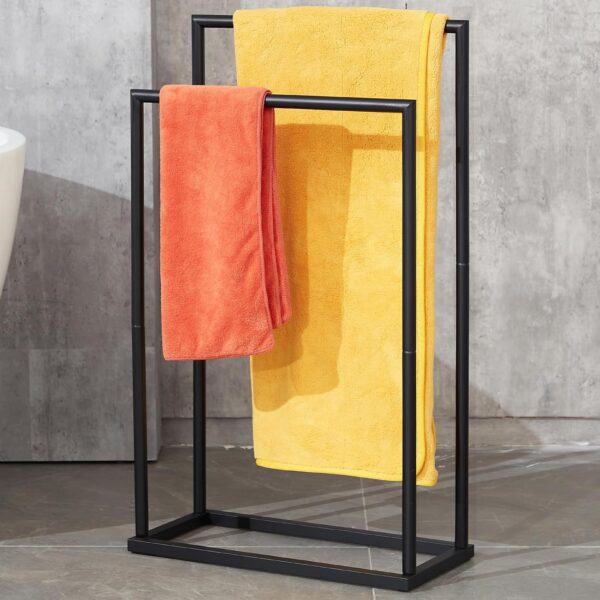 Double Level Freestanding Towel Drying Stand