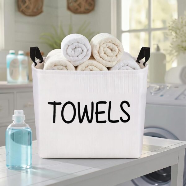 Canvas Hamper for Laundry and Towels