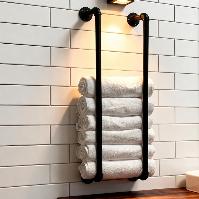 Compact Wall Mounted Towel Hanger