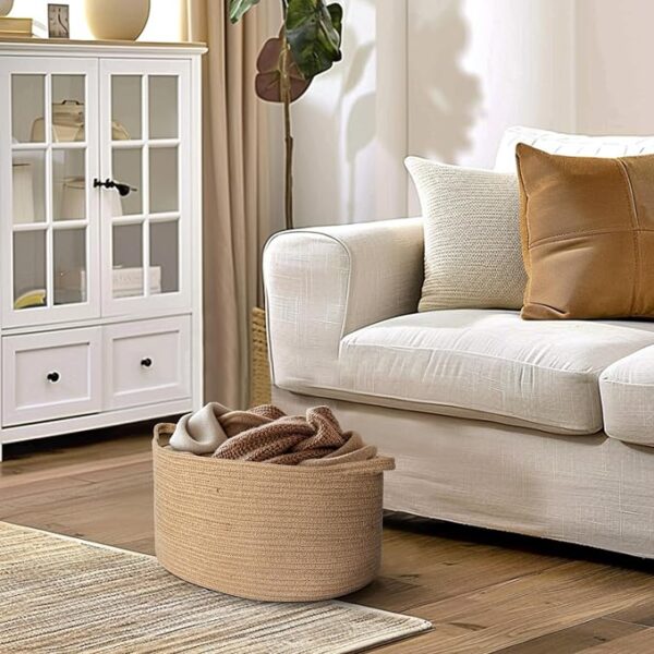Jute Woven Basket for Household Organization