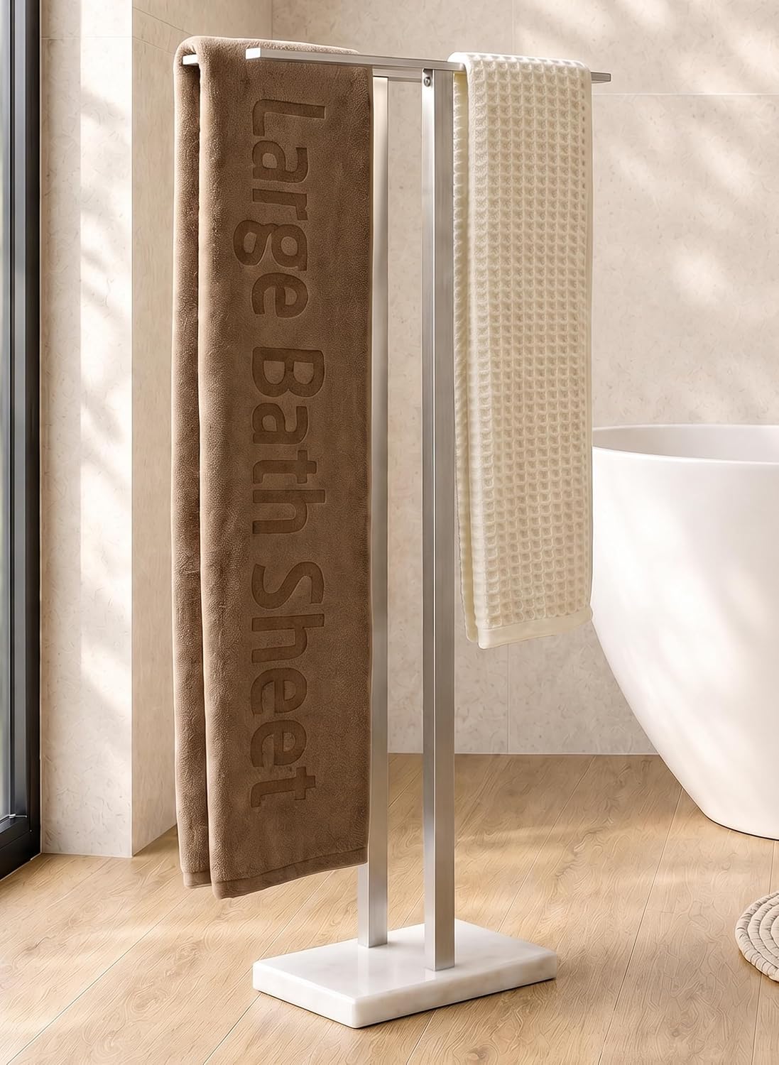 Marble Base Towel Holder for Stable Placement